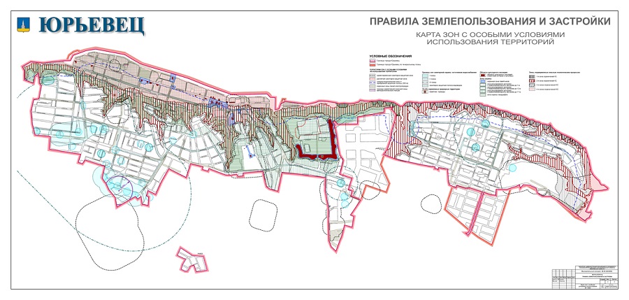 План застройки Юрьевца при Петре Первом